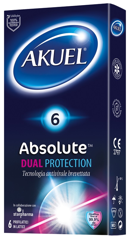 AKUEL ABSOLUTE DUAL PROTECTION 6 PEZZI - Farmamood