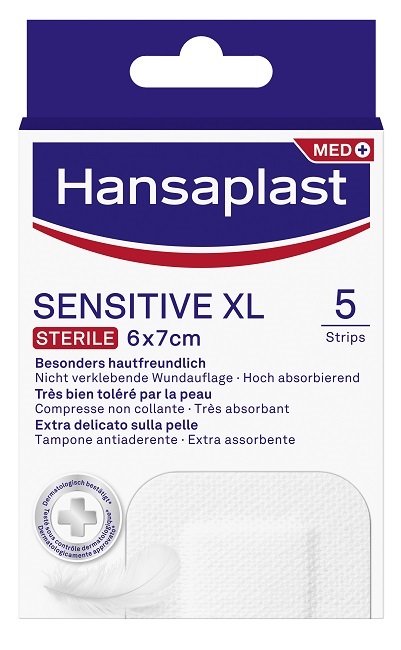 CEROTTO HANSAPLAST SENSITIVE XL 5 PEZZI - Farmamood