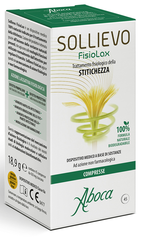 SOLLIEVO FISIOLAX 45 COMPRESSE - Farmamood