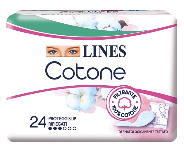 LINES COTONE BIO SALVASLIP RIPIEGATI 24 PEZZI - Farmamood