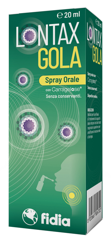 LONTAX GOLA SPRAY ORALE 20 ML - Farmamood
