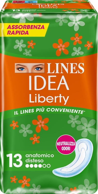 LINES IDEA LIBERTY DWCT ANATOMICI 13 PEZZI - Farmamood