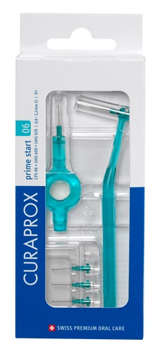 CURAPROX CPS 06 SCOVOLINO PRIME START 06 TURQUOISE 5 PEZZI - Farmamood