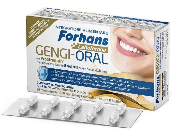 FORHANS LATTOFERRINA GENGI ORAL 30 COMPRESSE - Farmamood