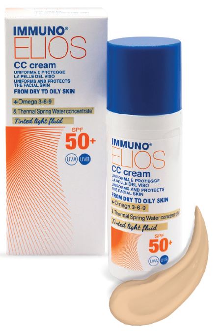 IMMUNO ELIOS CC CREAM SPF50+ TINTED LIGHT 40 ML - Farmamood