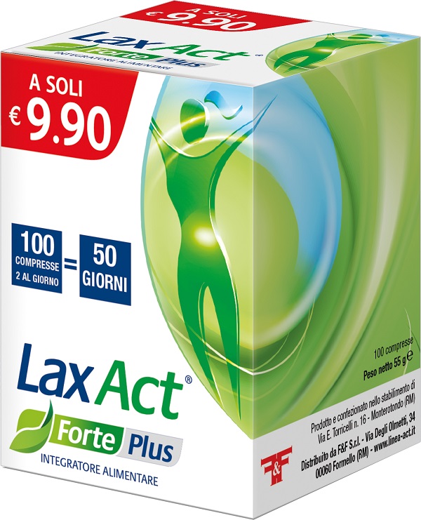 LAX ACT FORTE PLUS 100 COMPRESSE - Farmamood