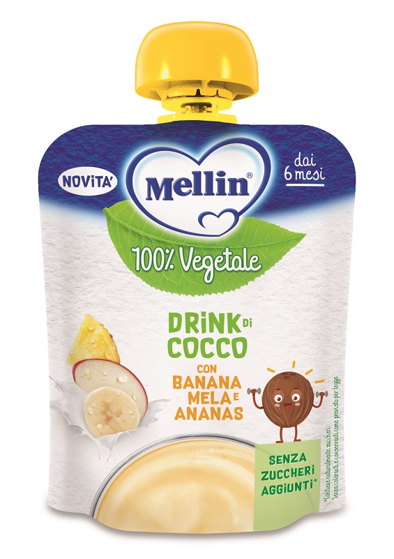 MELLIN POUCH COCCO MELA BANANA ANANAS 90 G - Farmamood