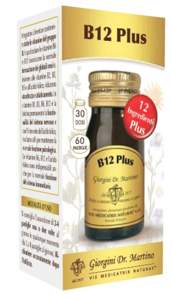 B12 PLUS 60 PASTIGLIE - Farmamood