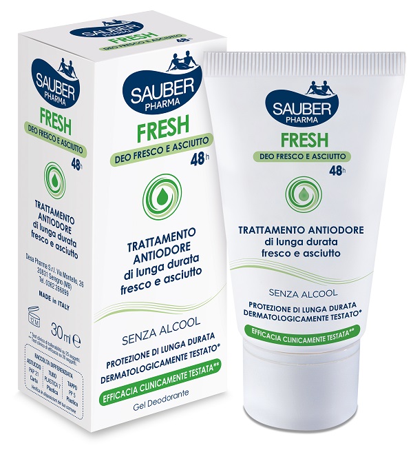 SAUBER FRESH DEODORANTE GEL ASTUCCIO 30 ML - Farmamood