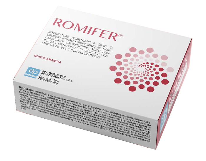 ROMIFER 30 COMPRESSE MASTICABILI - Farmamood