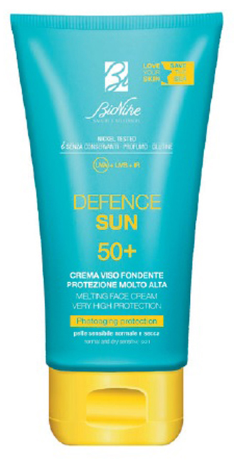 DEFENCE SUN CREMA VISO FONDENTE 50+ 50 ML - Farmamood