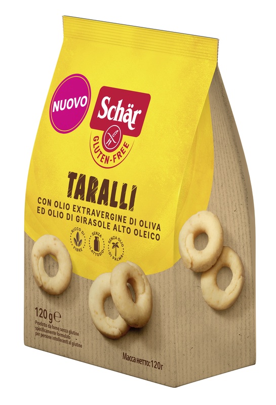 SCHAR TARALLI SENZA LATTOSIO 120 G - Farmamood