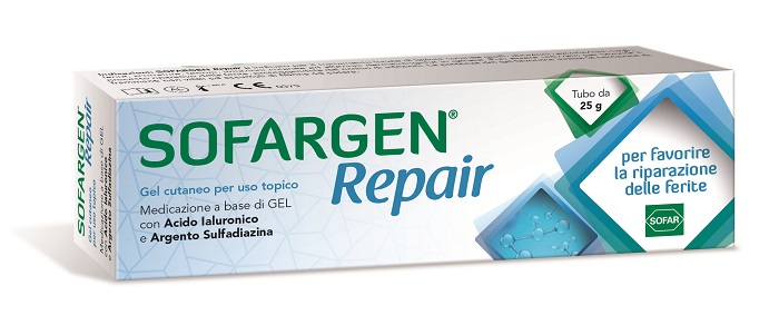 MEDICAZIONE SOFARGEN GEL ACIDO IALURONICO E ARGENTO SULFADIAZINA TUBETTO 25 G - Farmamood