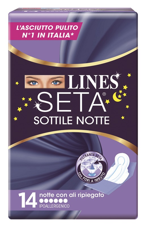 LINES SETA SOTTILE NOTTE CON ALI 14 PEZZI - Farmamood