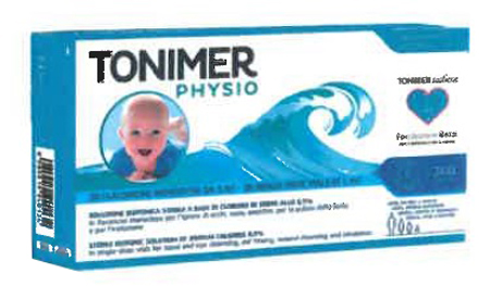 TONIMER PHYSIO MONODOSE SOLUZIONE ISOTONICA MULTIFUNZIONE A BASE DI CLORURO DI SODIO 0,9% 20 FLACONCINI 5 ML PROMO - Farmamood