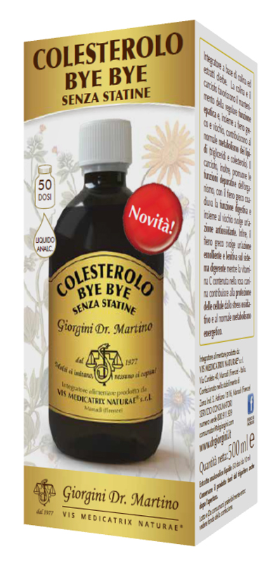 COLESTEROLO BYE BYE SENZA STATINE 500 ML - Farmamood