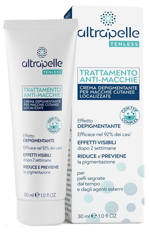 ALTRAPELLE TENLESS TRATTAMENTO ANTI MACCHIE CREMA DEPIGMENTANTE 30 ML - Farmamood