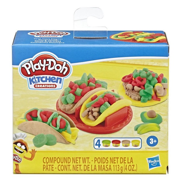 HASBRO PLAY DOH FOODIE FAVORITIES TACO TIME - Farmamood