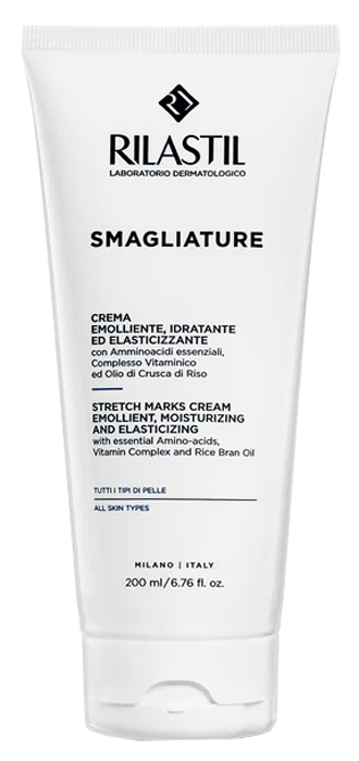 RILASTIL SMAGLIATURE CREMA EMOLLIENTE IDRATANTE ED ELASTICIZZANTE 200 ML - Farmamood