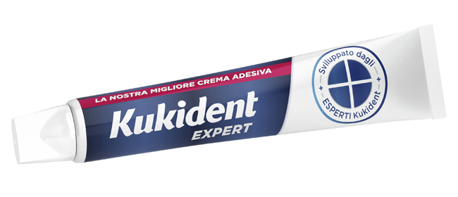 KUKIDENT EXPERT CREMA ADESIVA DENTIERE 57 G - Farmamood