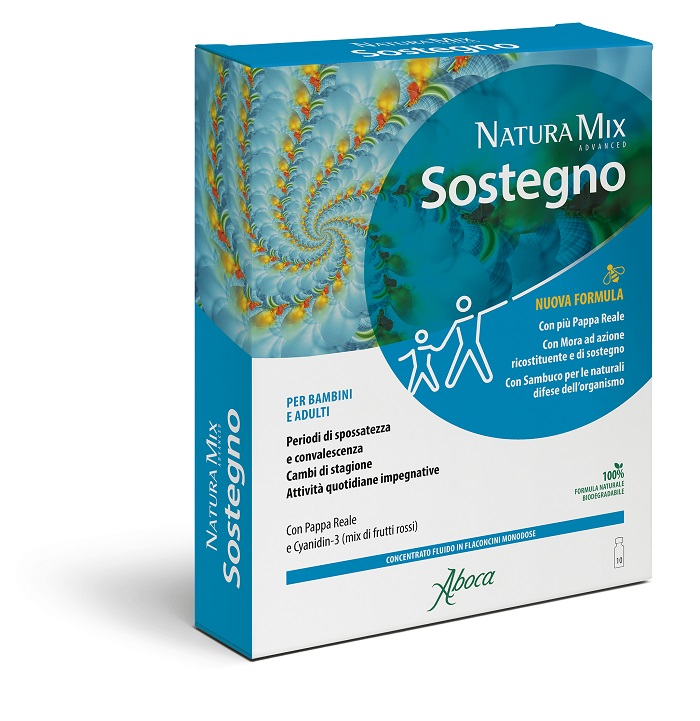 NATURA MIX ADVANCED SOSTEGNO 10 FLACONCINI DA 15 ML - Farmamood