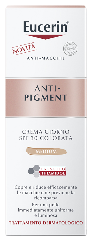 EUCERIN ANTI-PIGMENT GIORNO SPF30 COLORATO MEDIUM 50 ML - Farmamood