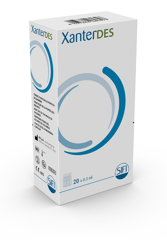 XANTERDES SOLUZIONE OFTALMICA 20 FLACONCINI MONODOSE DA 0,3 ML - Farmamood