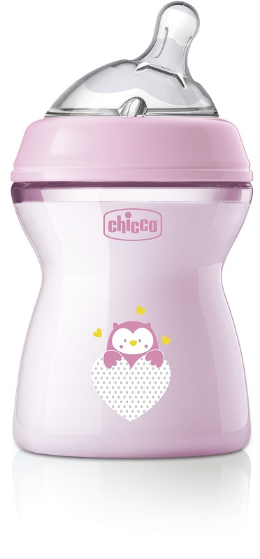CHICCO BIBERON NAT FEEL PP 2M+ 250 ML BIMBA - Farmamood