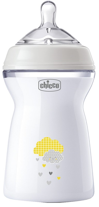 CHICCO BIBERON NAT FEEL PP 6M+ 330 ML UNISEX - Farmamood