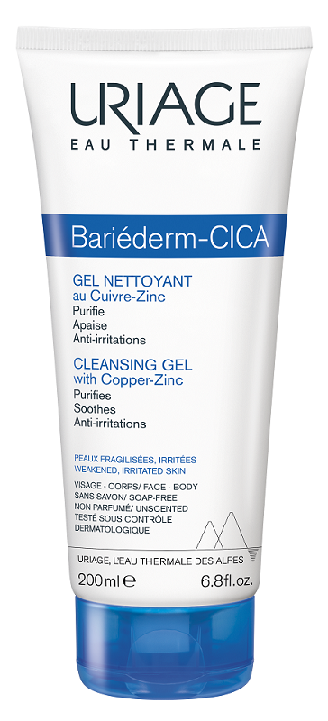 BARIEDERM CICA GEL NETTOYANT 200 ML - Farmamood