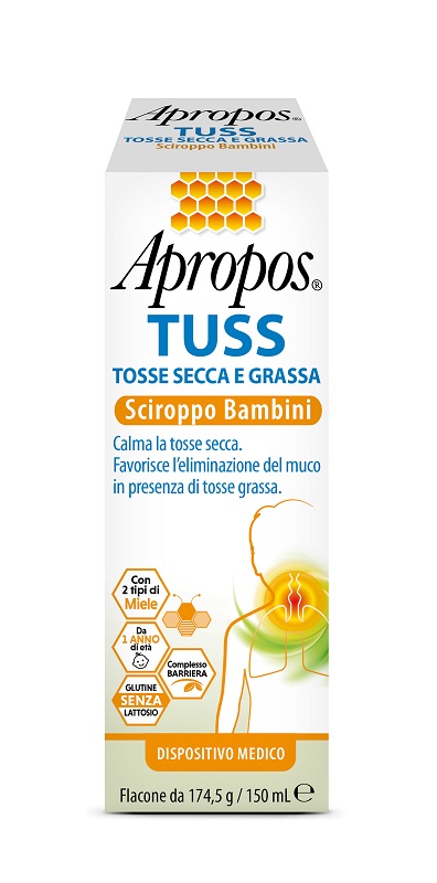 APROPOS TUSS SCIROPPO BAMBINI 150 ML - Farmamood
