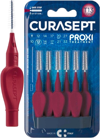 CURASEPT PROXI T13 CONE BORDEAUX 6 PEZZI - Farmamood