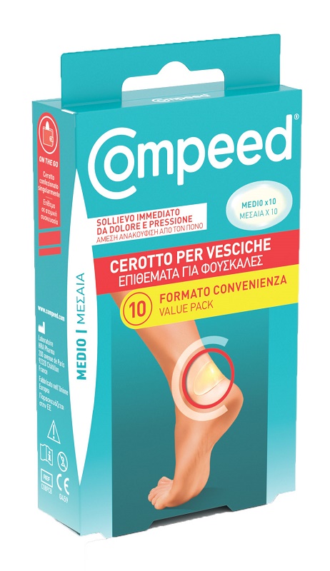 CEROTTI COMPEED PER VESCICHE MEDIO 10 PEZZI CARTON - Farmamood