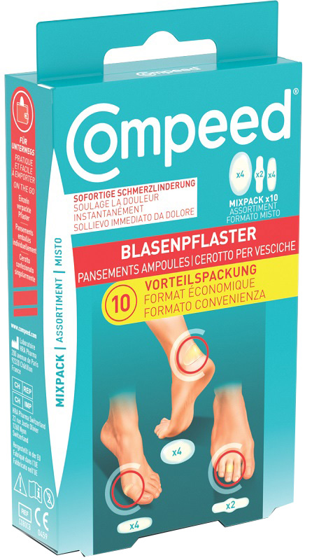 CEROTTI COMPEED PER VESCICHE MISTO BOX 10 PEZZI - Farmamood