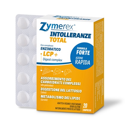 ZYMEREX INTOLLERANZE TOTAL 20 COMPRESSE - Farmamood