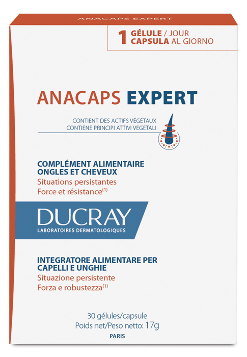 DUCRAY ANACAPS EXPERT CAPELLI E UNGHIE 30 CAPSULE - Farmamood