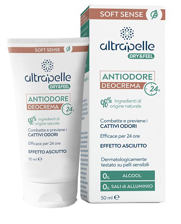 ALTRAPELLE DRY & FEEL DEOCREMA ANTIODORE 24H 50 ML - Farmamood