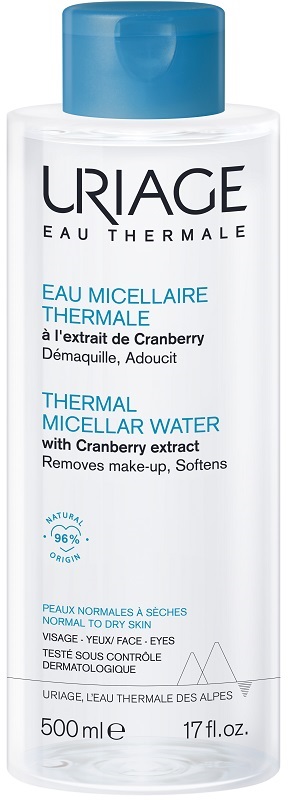 URIAGE EAU MICELLAIRE THERMALE PELLI NORMALI SECCHE 500 ML - Farmamood