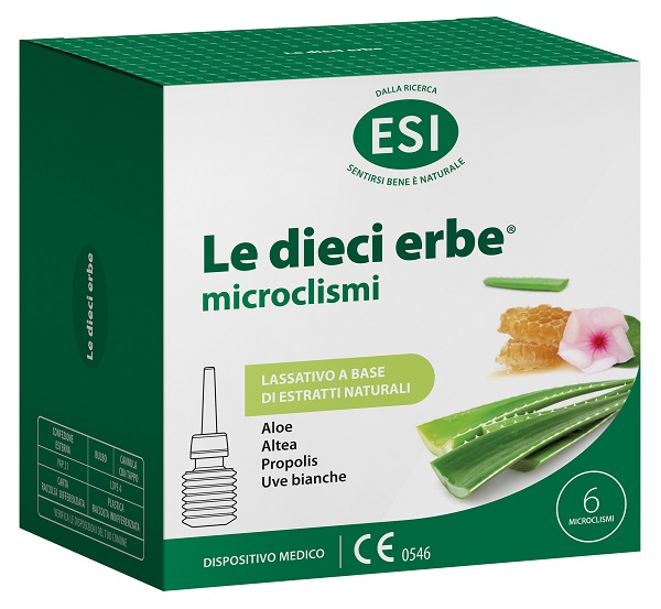 ESI LE DIECI ERBE MICROCLISMI 6 PEZZI - Farmamood