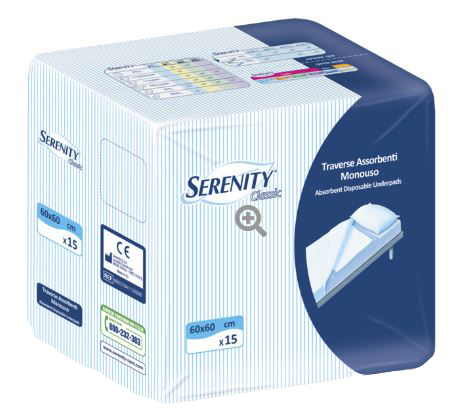 TRAVERSA SERENITY CLASSIC TRAVERSA SUPER 60X60 CM 30 PEZZI - Farmamood