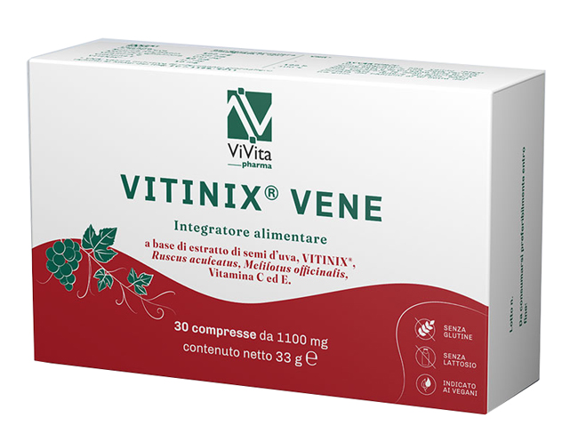 VITINIX VENE 30 COMPRESSE - Farmamood