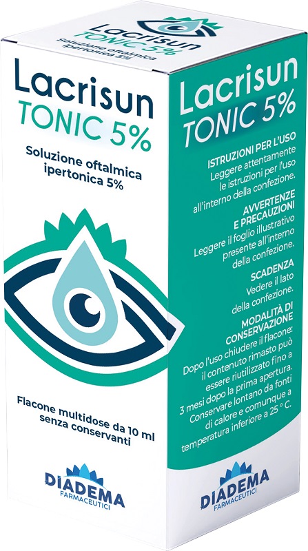 SOLUZIONE OFTALMICA IPERTONICA LACRISUN TONIC 5% 10 ML - Farmamood