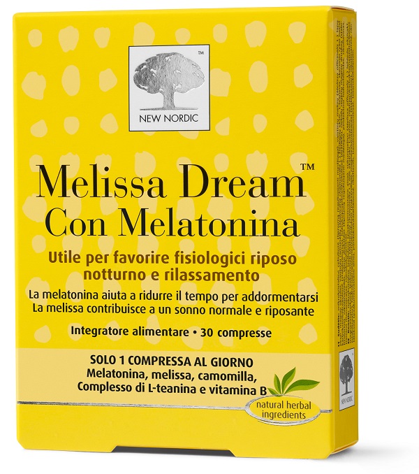 MELISSA DREAM CON MELATONINA 30 COMPRESSE - Farmamood