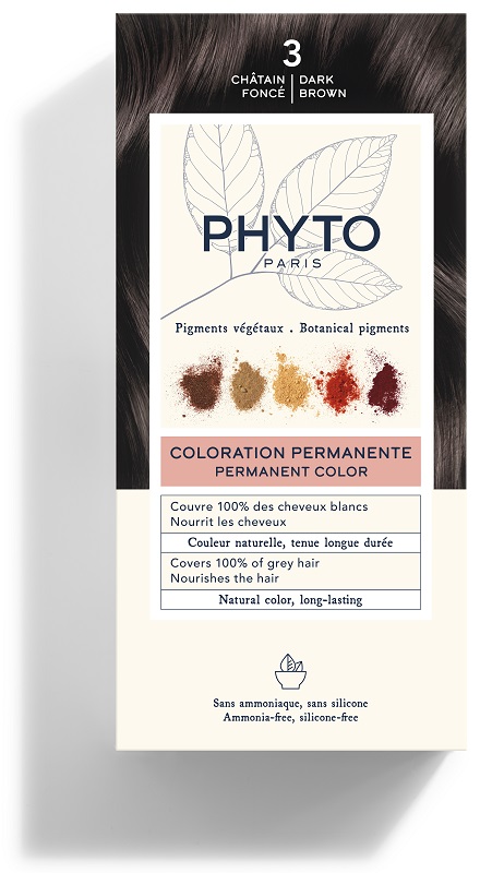 COLOR KIT 3 CASTANO SCURO LATTE RIVELATORE 50 ML + CREMA COLORANTE 50 ML + MASCHERA PROTETTIVA COLORE 12 ML + GUANTI - Farmamood