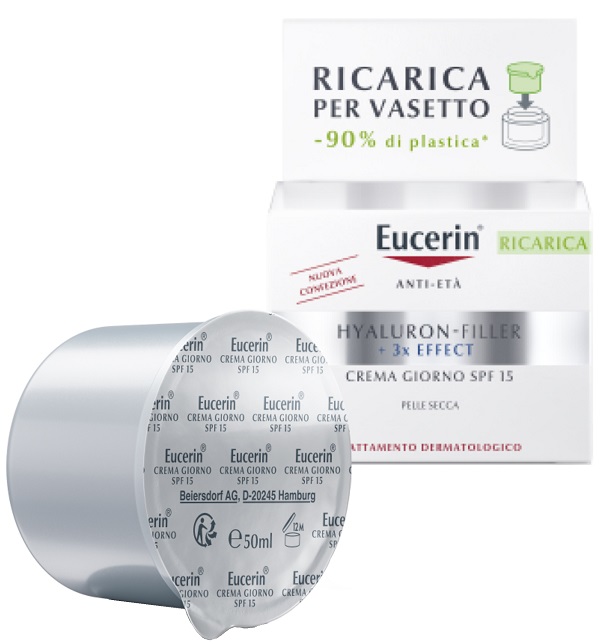 EUCERIN FACE CREAM ANTI AGE HYALURON GIORNO SPF15 50 ML - Farmamood