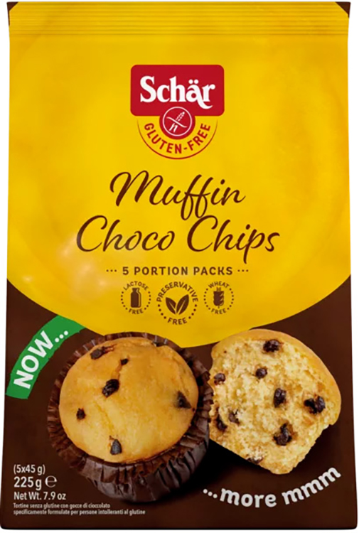 SCHAR MUFFIN CHOCO CHIP 225 G - Farmamood