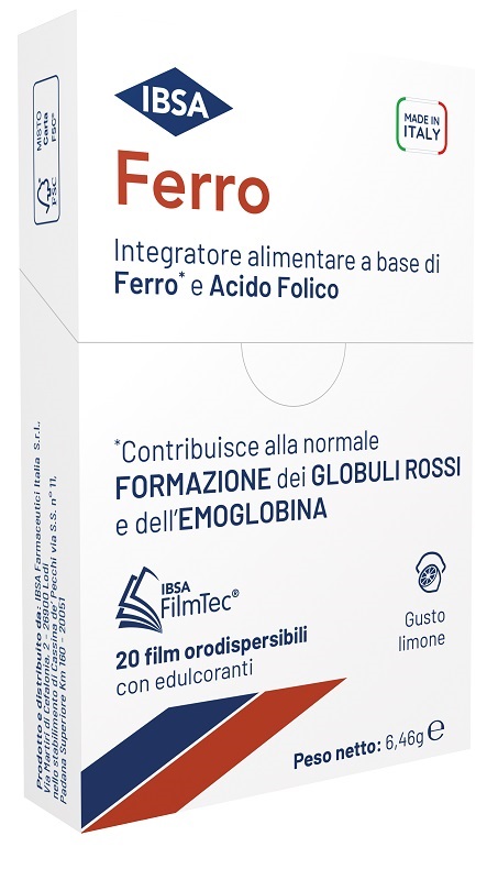FERRO IBSA 20 FILM ORODISPERSIBILI - Farmamood