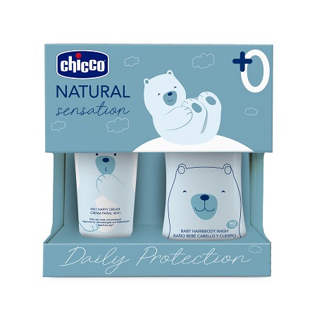 CHICCO NATURAL SENSATION SET BAGNOSHAMPOO+PASTA LENITIVA - Farmamood