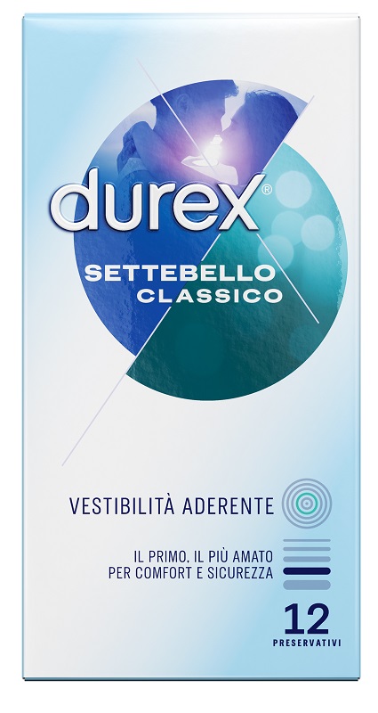 PROFILATTICO DUREX SETTEBELLO CLASSICO 12 PEZZI - Farmamood