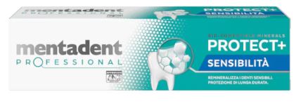 MENTADENT PROFESSIONAL DENTIFRICIO PROTECT + SENSIBILITA' 75 ML - Farmamood